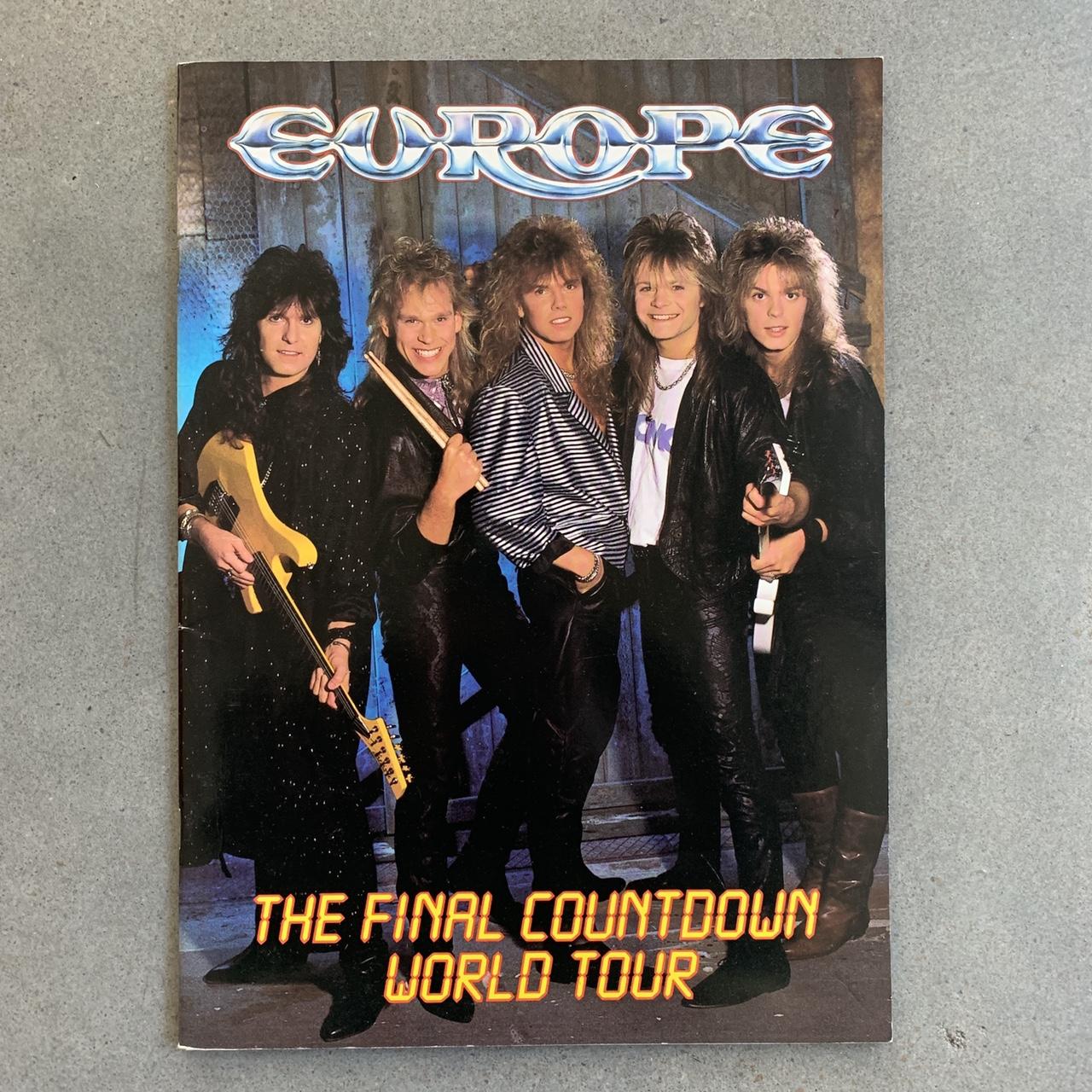 Europe 1987 The Final Countdown World Tour... Depop
