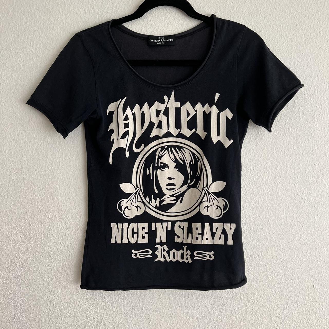 Hysteric Glamour Nice N Sleazy Rock Black Graphic Depop