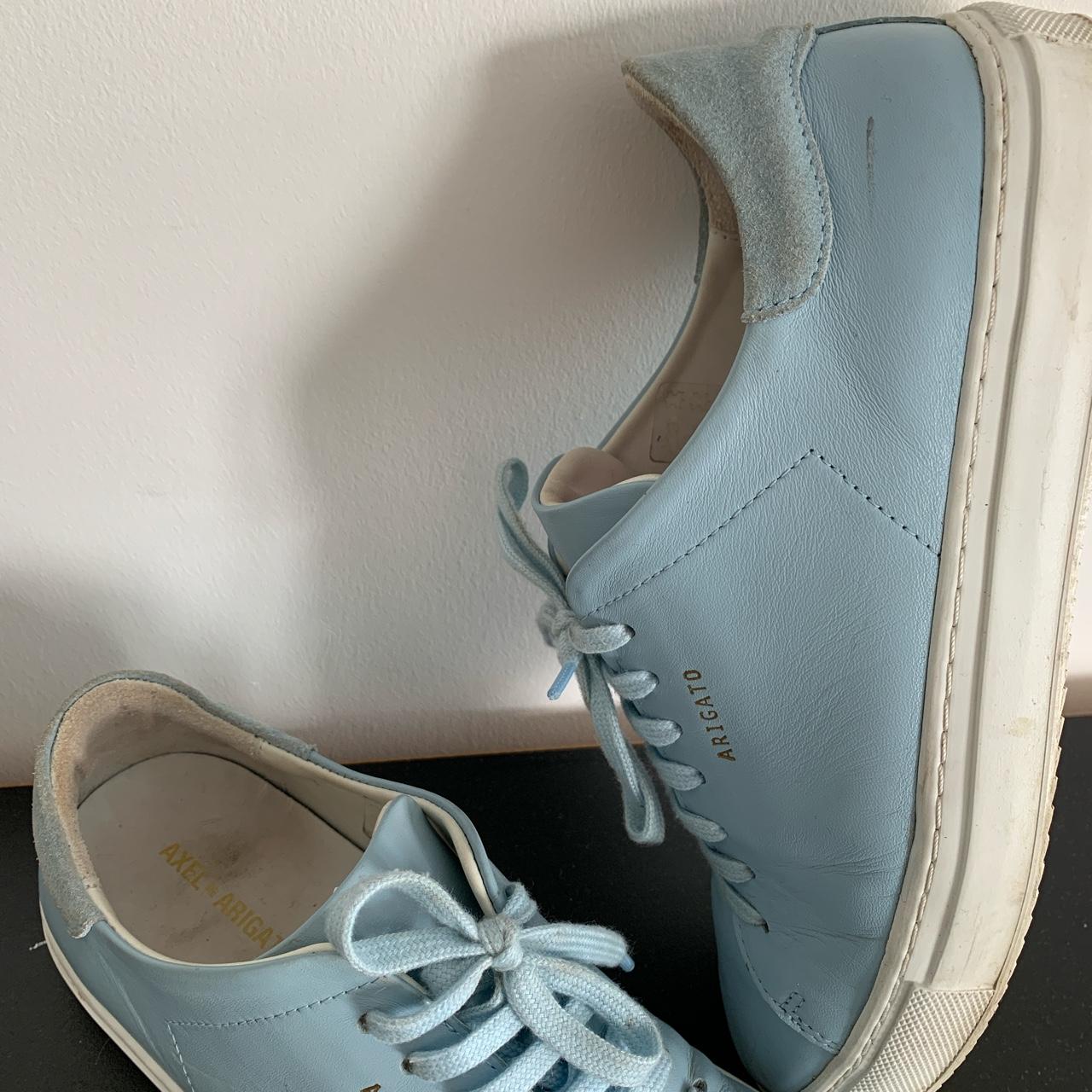 light blue real leather Axel Arigato clean 90