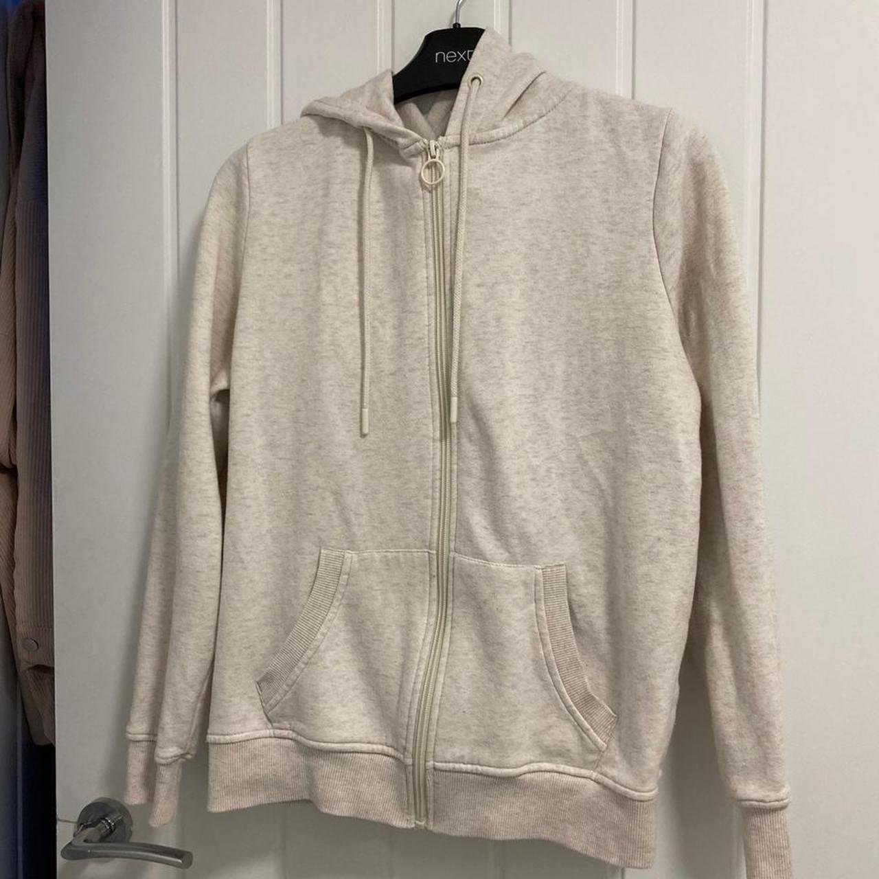 Primark Women's Cream Hoodie | Depop