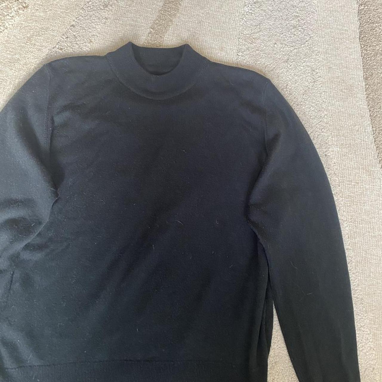 Black jumper - states size 18 but would fit as a... - Depop
