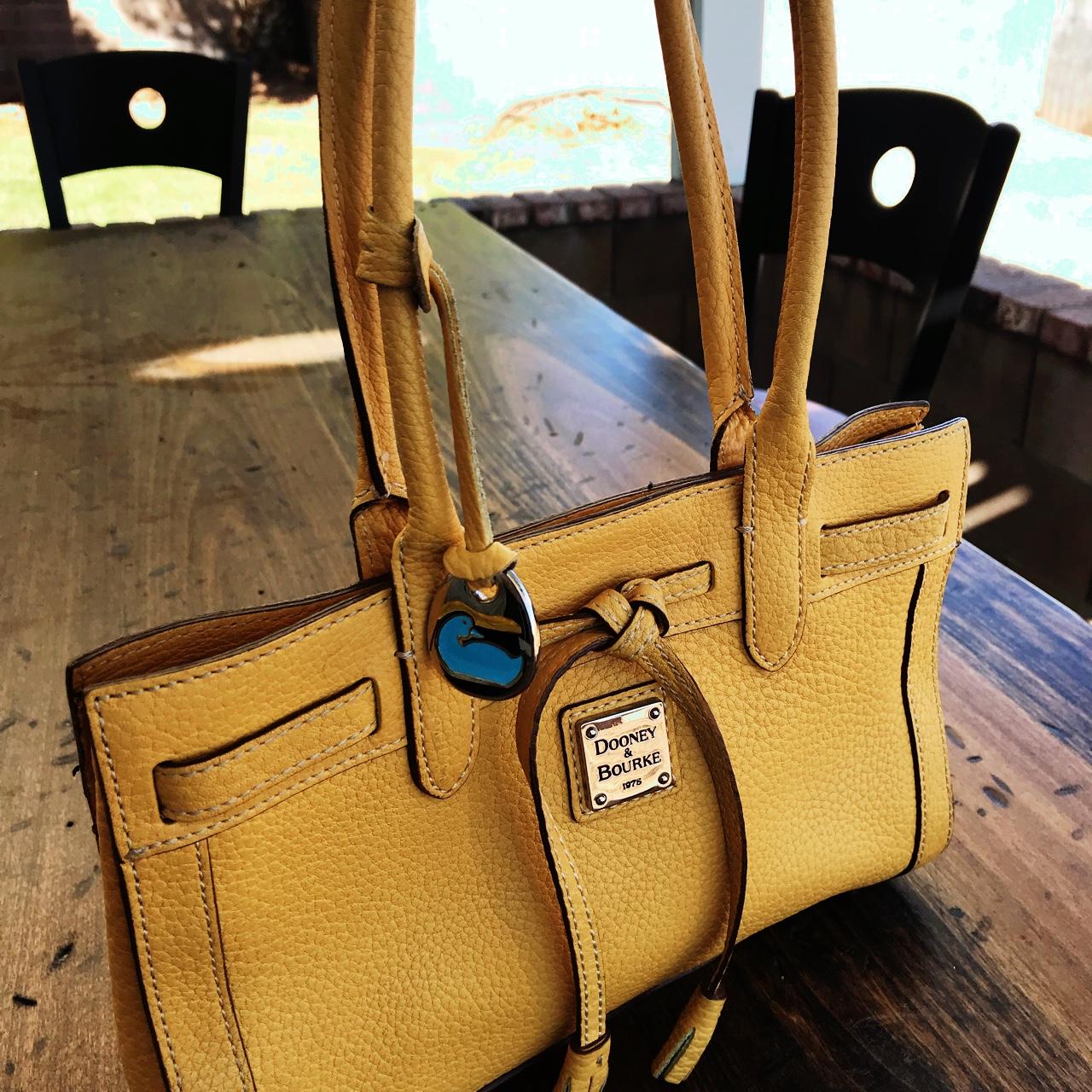 Yellow dooney hot sale and bourke