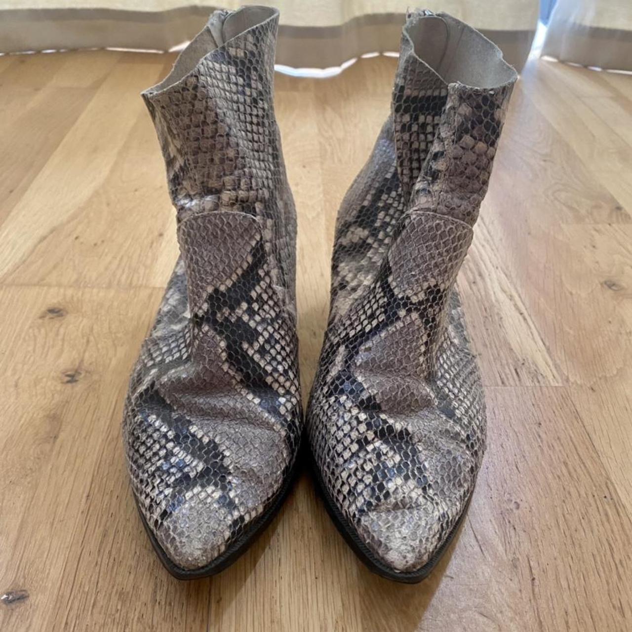 steve madden mens snakeskin boots