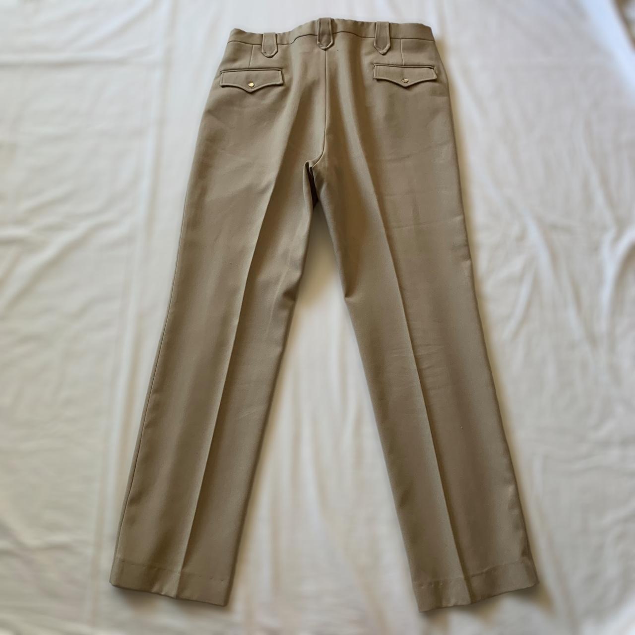 Vintage 80s/1980s Tan Western Pants, Pearl Snap... - Depop