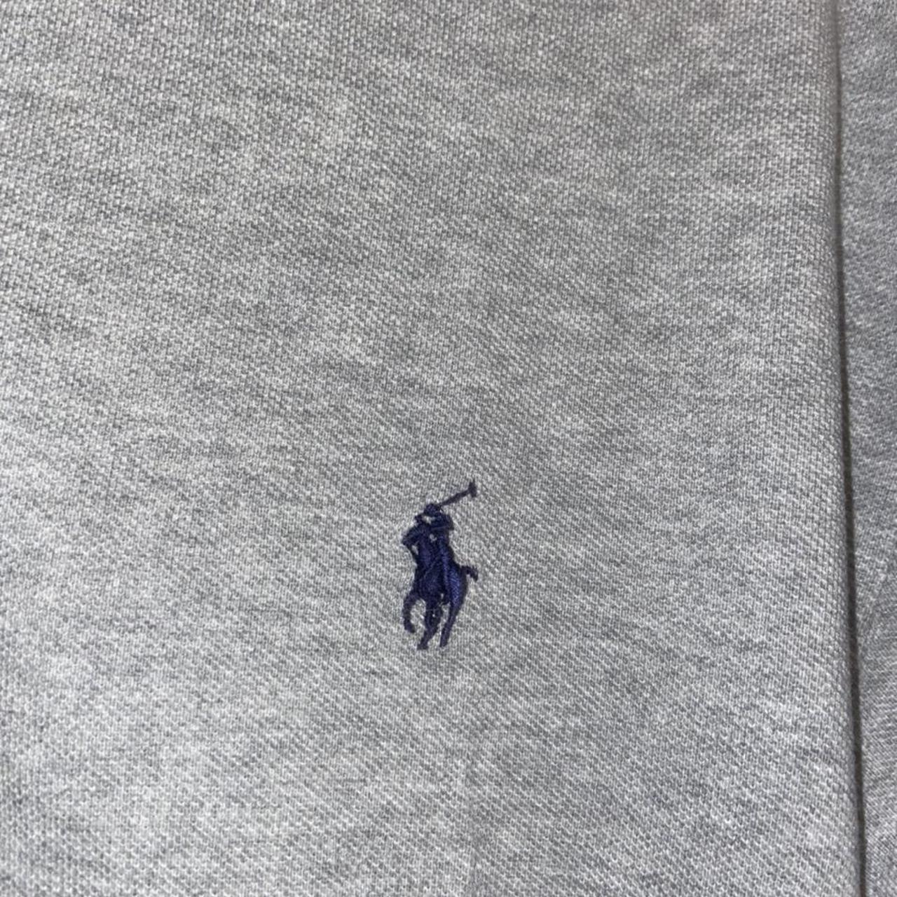 Grey Polo Ralph Lauren polo shirt - Depop