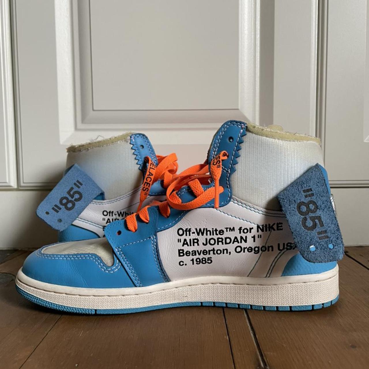 Air Jordan 1 ✘ off white UNC. A Super limited pair - Depop