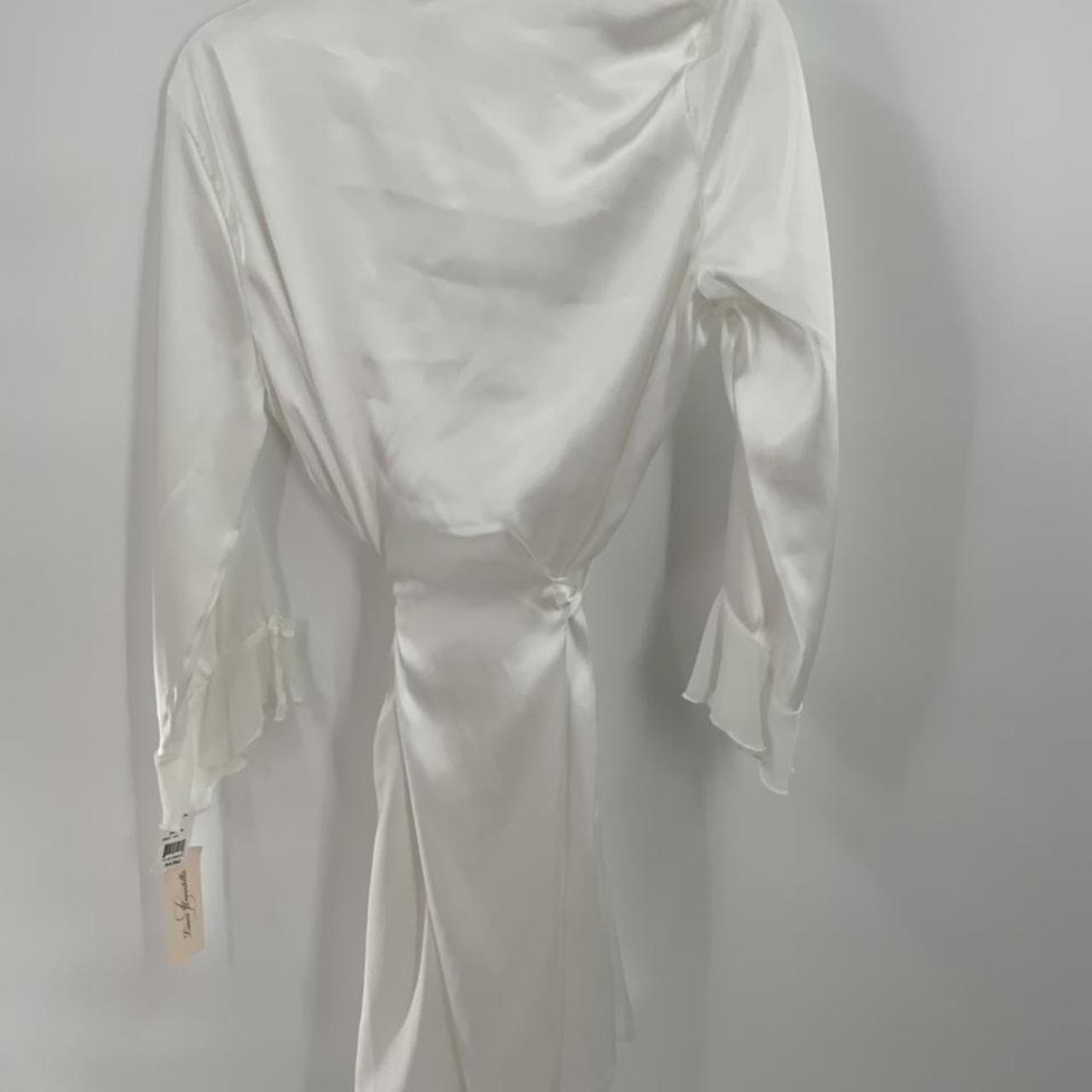 Stunning white silky robe New with tags Perfect for... - Depop