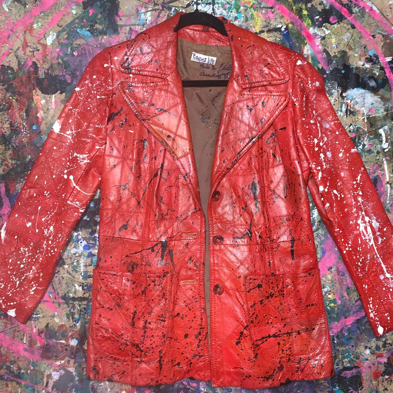 Men's Red and Black Jacket | Depop