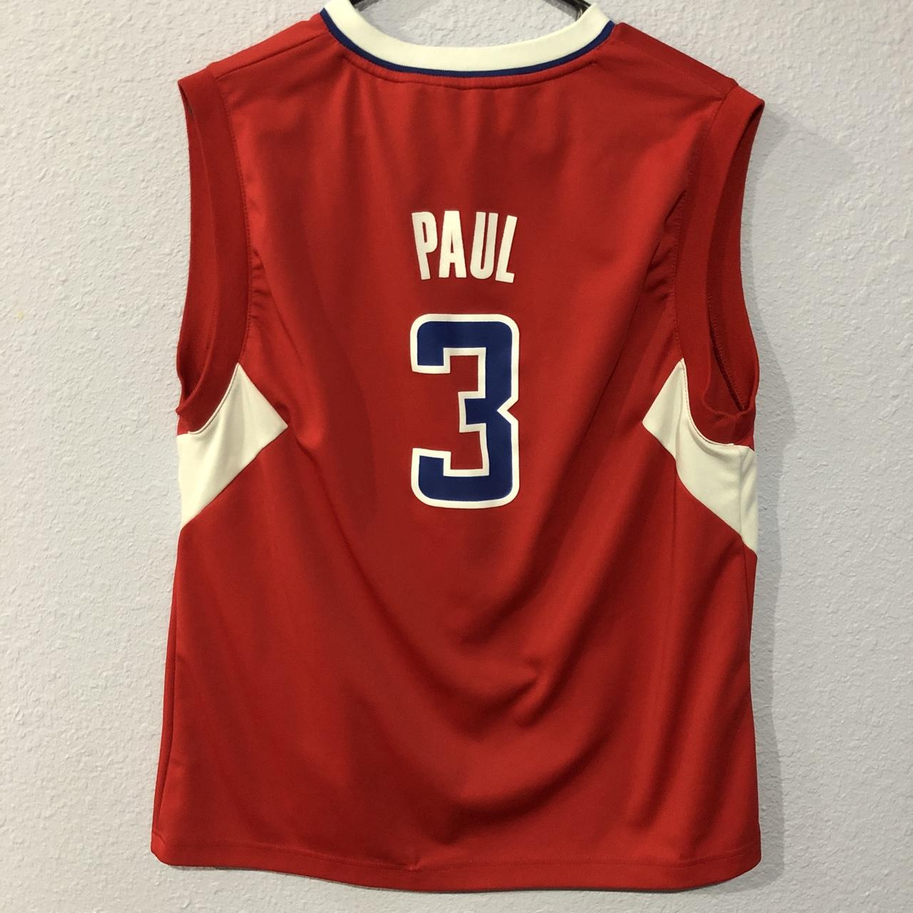 Red LA Clippers Chris Paul Jersey (Youth - Depop