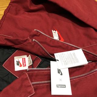 SUPREME X NIKE DOUBLE ZIP QUILTED WORK JACKET SIZE... - Depop