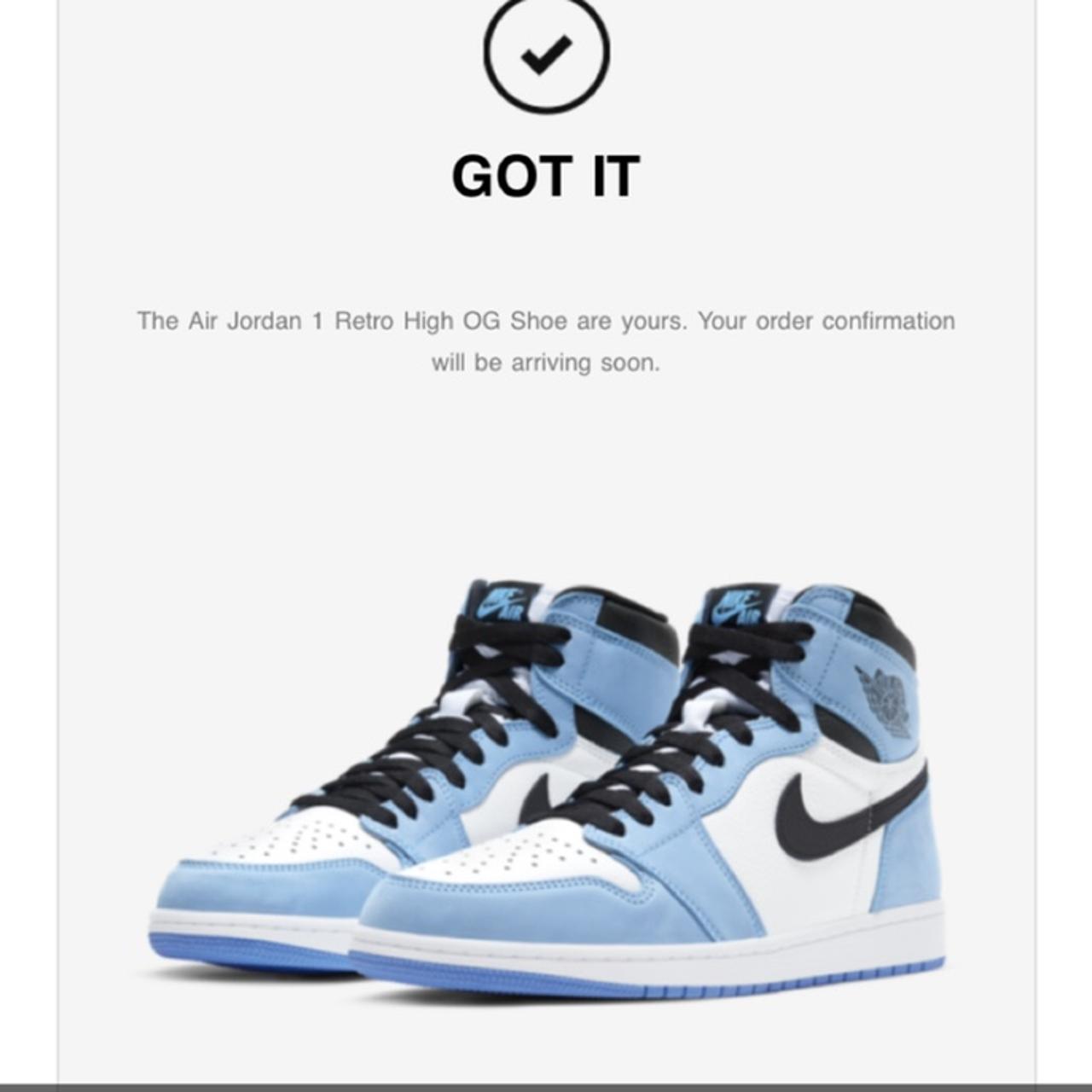 jordan 1 university blue got em