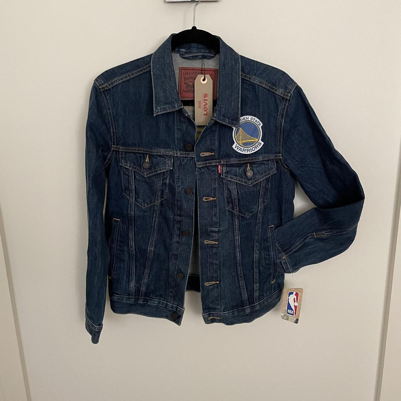 Custom Levi's Dodgers Denim Jacket Size Medium I - Depop