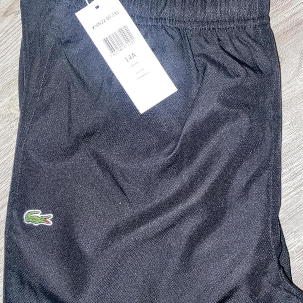 lacoste guppy track pants grey