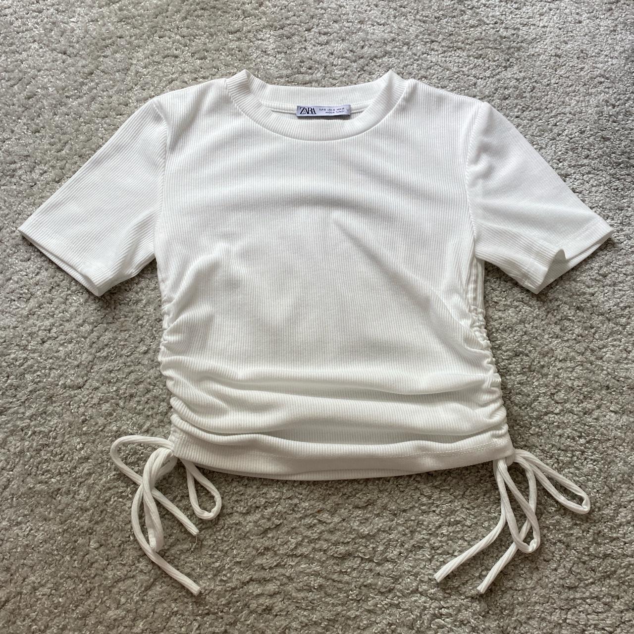 CROP TOP - White  ZARA United Kingdom