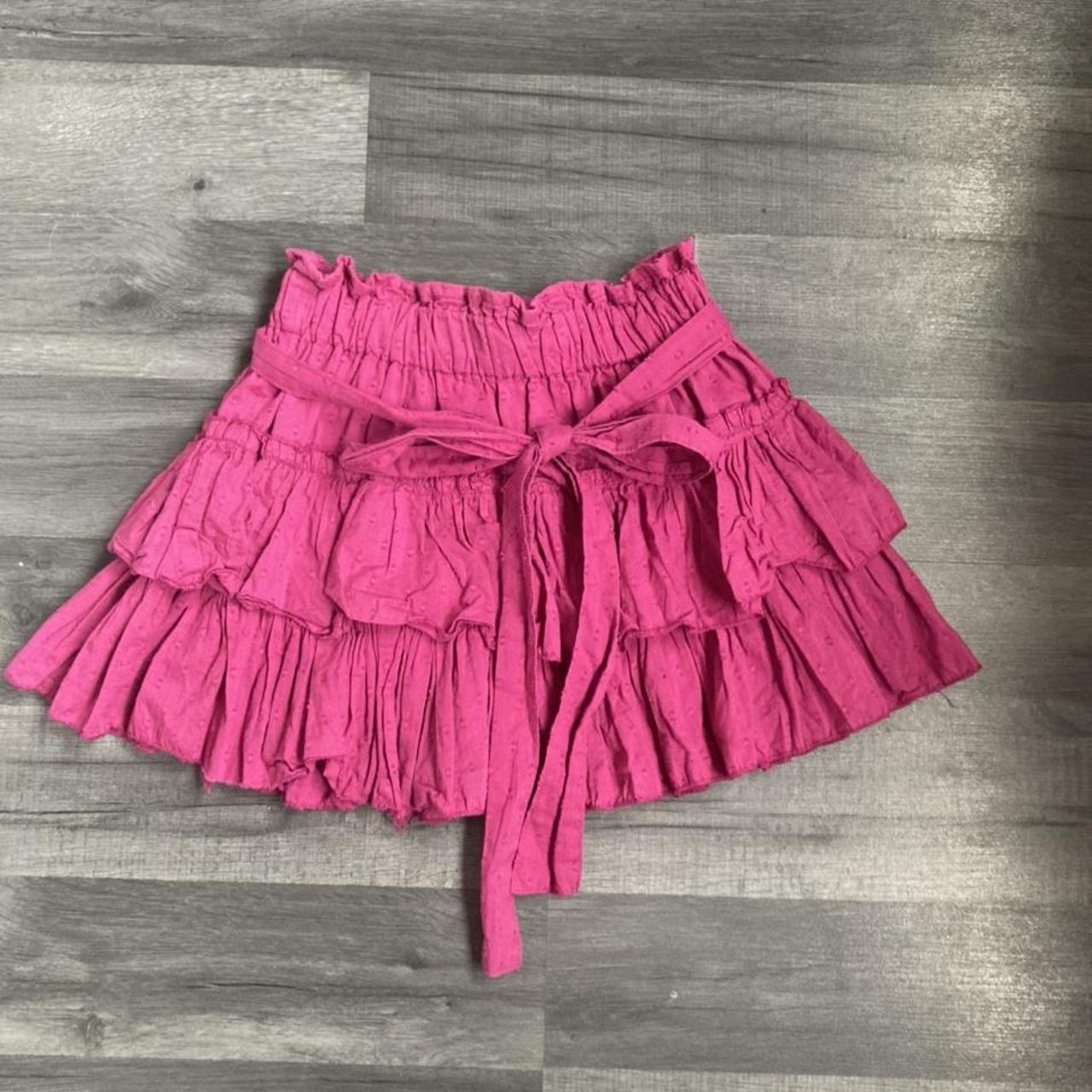 Vintage atmosphere pink frilly rara skirt. Labelled... - Depop