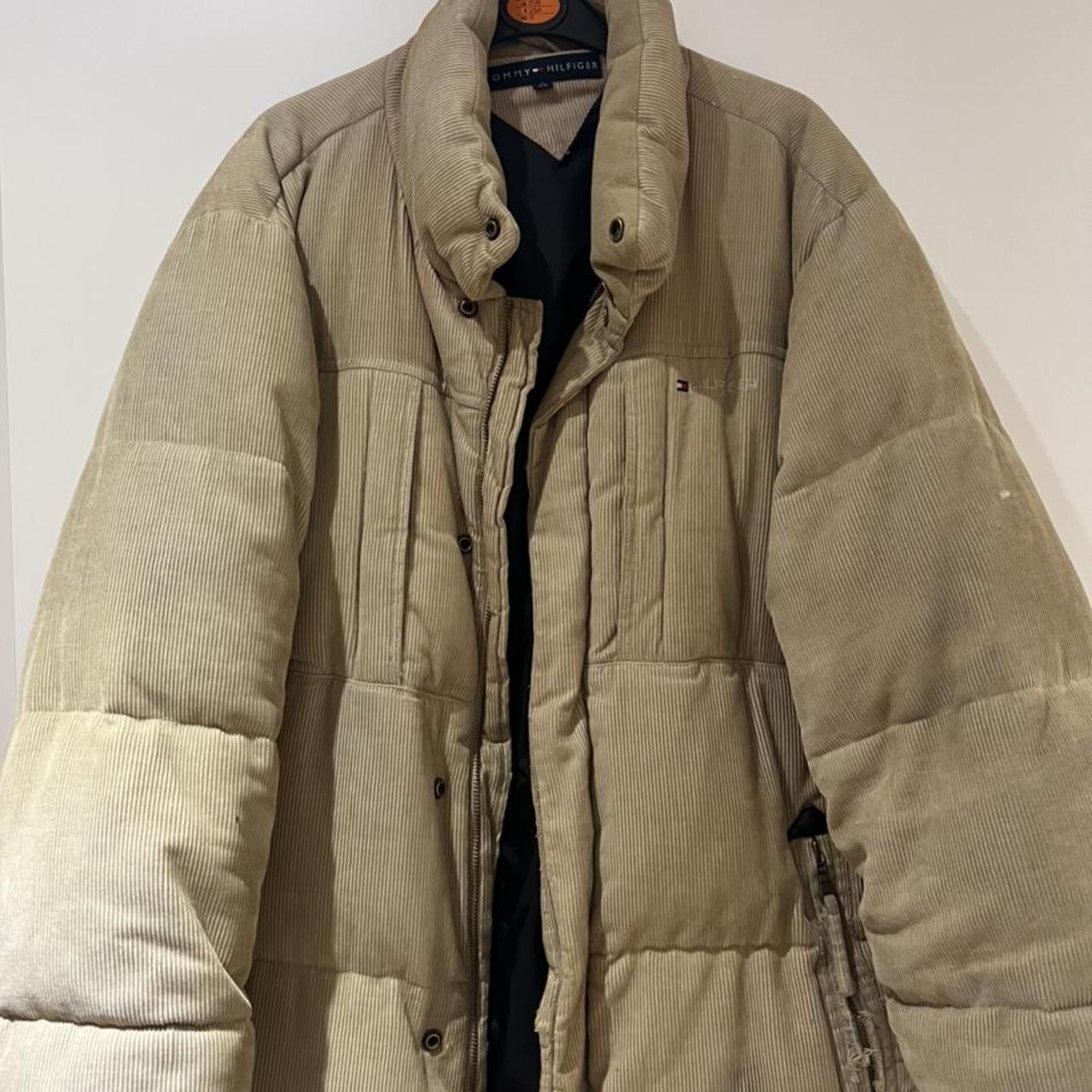 Tommy hilfiger corduroy puffer on sale jacket