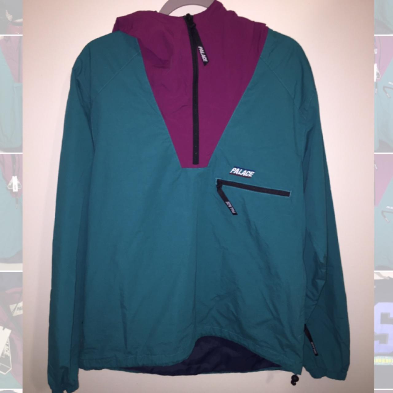 Palace Outer Shell Smock, Teal/Raspberry , Brand new...