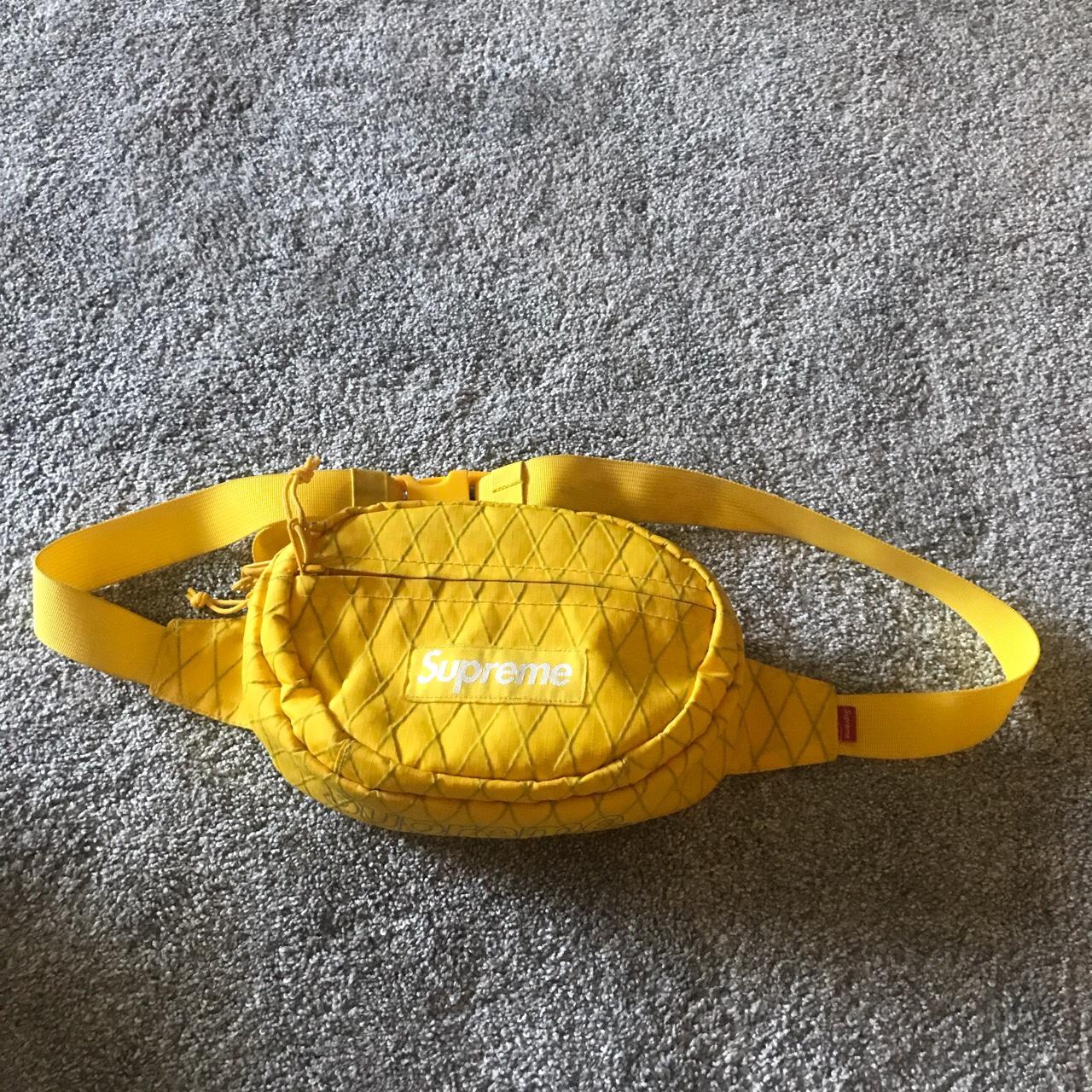 Supreme Waist Bag Yellow FW18, • Perfect for...