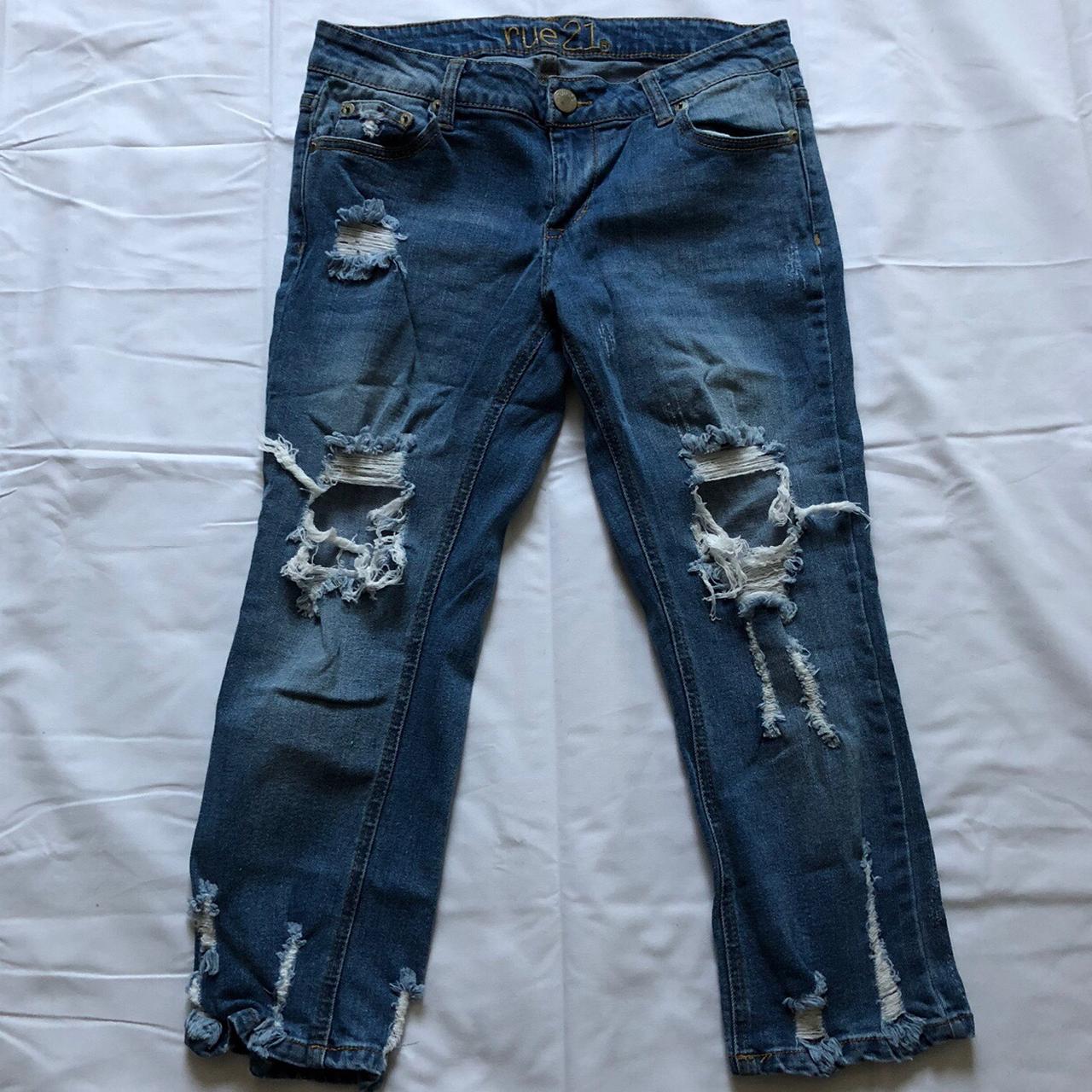 Rue 21 Women's Blue Jeans | Depop