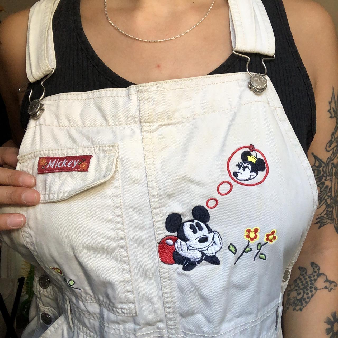 Women's Cream Dungareesoveralls Depop
