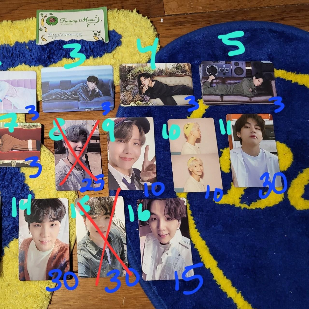 WTS official bts photocards !! these pcs are from - Depop
