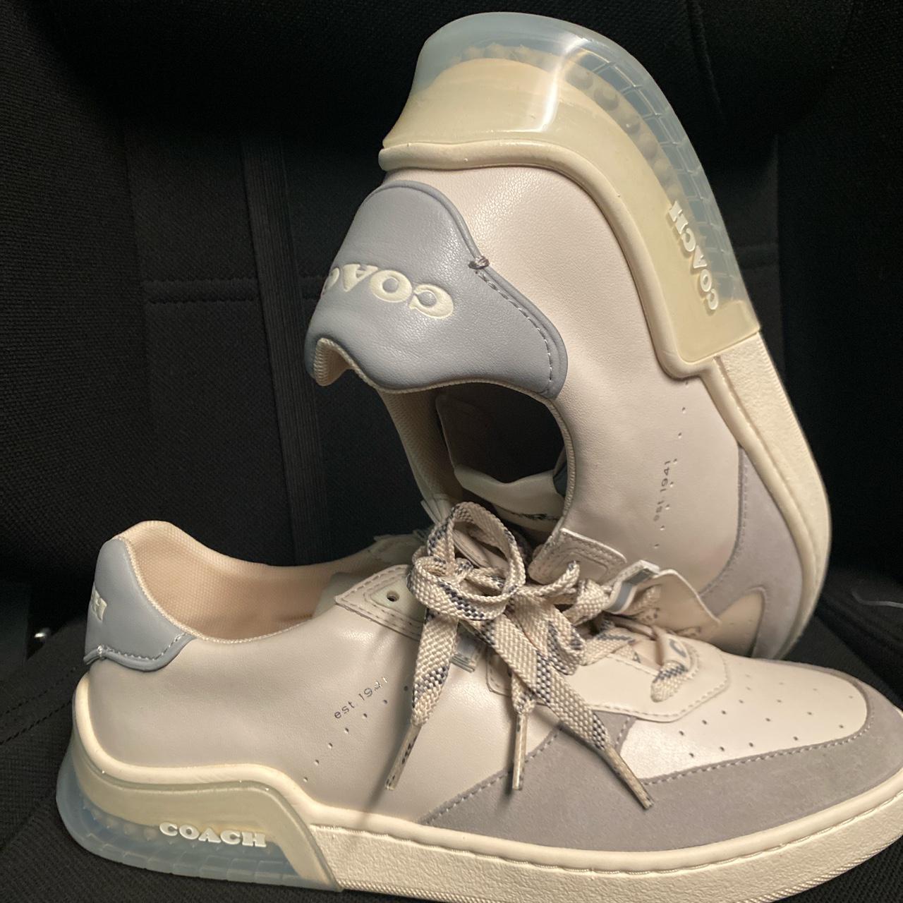 Coach Men's White and Grey