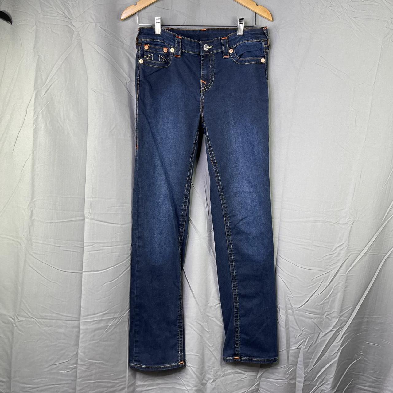 Vintage Early 2000s True Religion Billie Mid Rise... - Depop