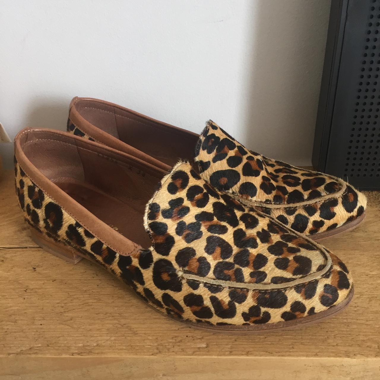 Leopard print best sale loafers womens uk