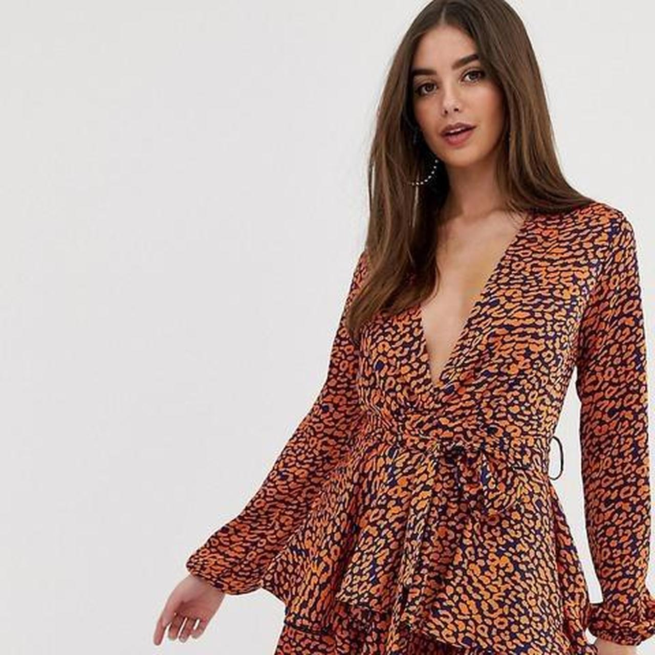 John zack leopard top print dress