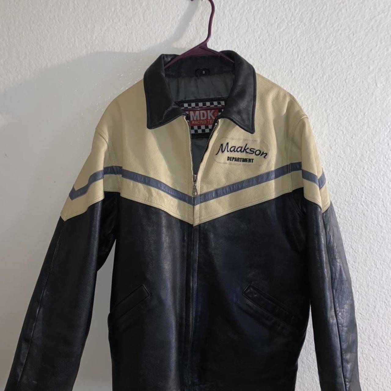 MDK Racing Leather Jacket Maakson Department Rare