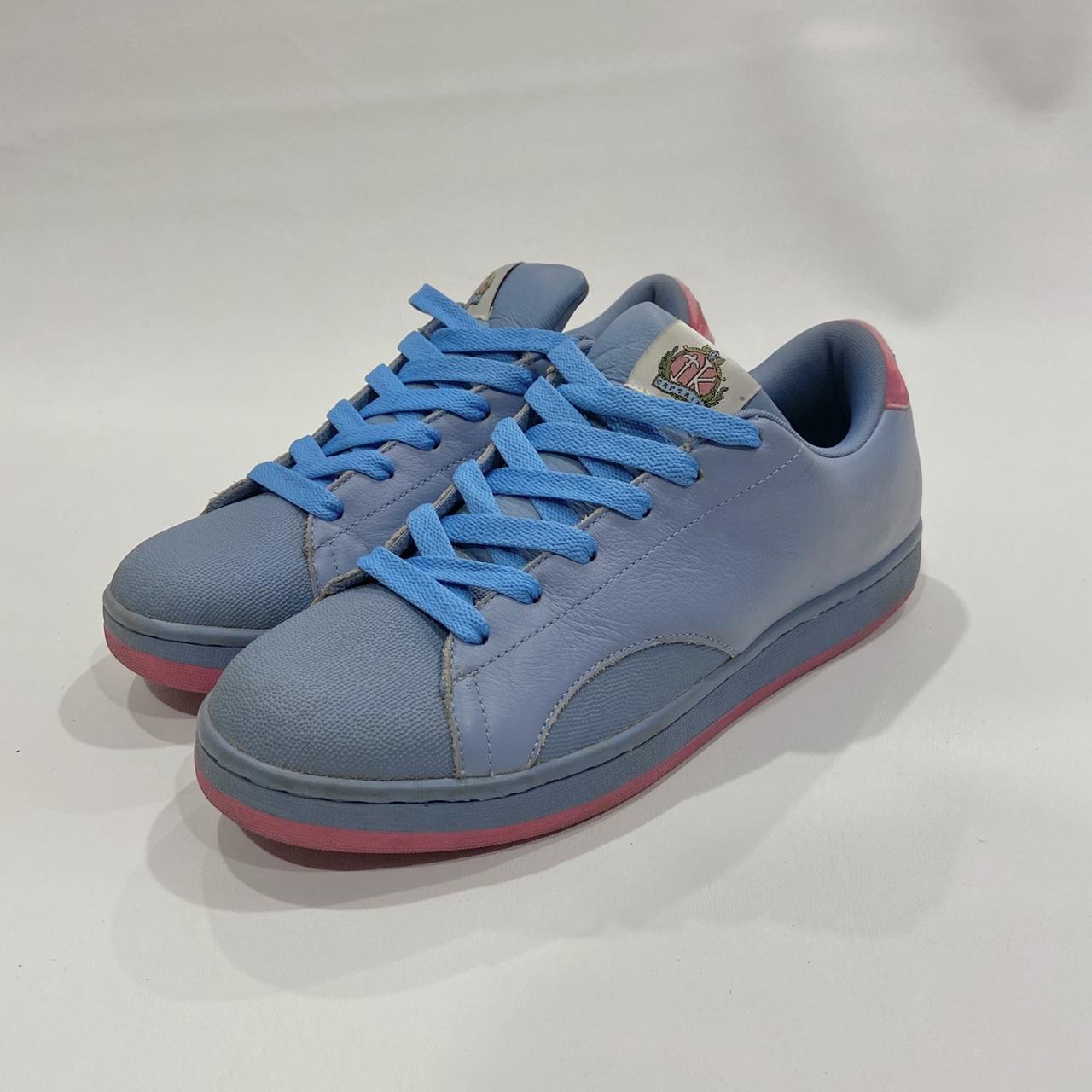 Ice Cream Men's Blue and Pink Trainers | Depop