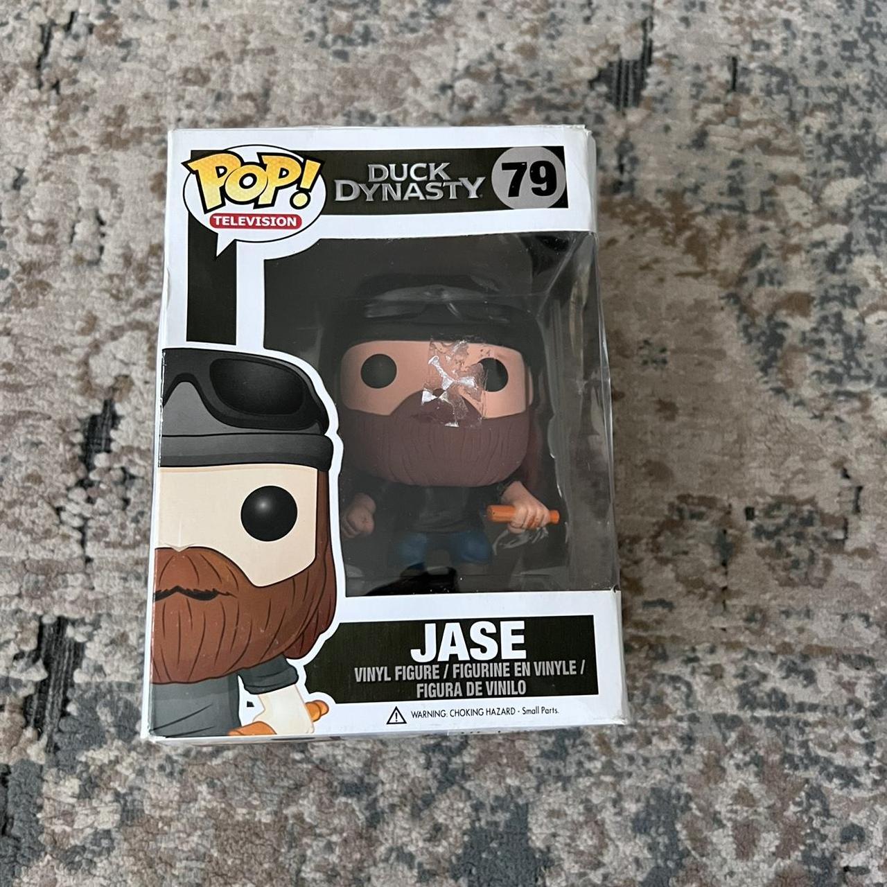 Funko Pop Duck Dynasty Jase Box has minor. Depop