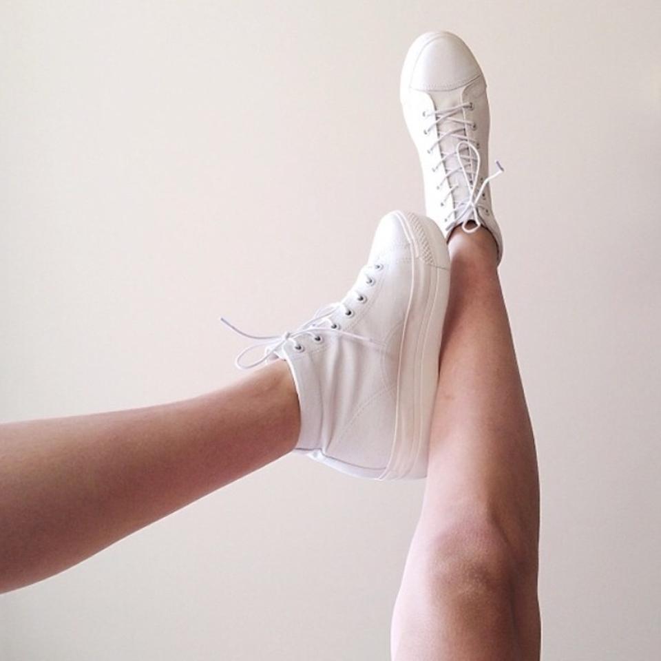 Mark gas støn New VAGABOND HOLLY, SNEAKERS PLATEAU WHITE NUMBER... - Depop