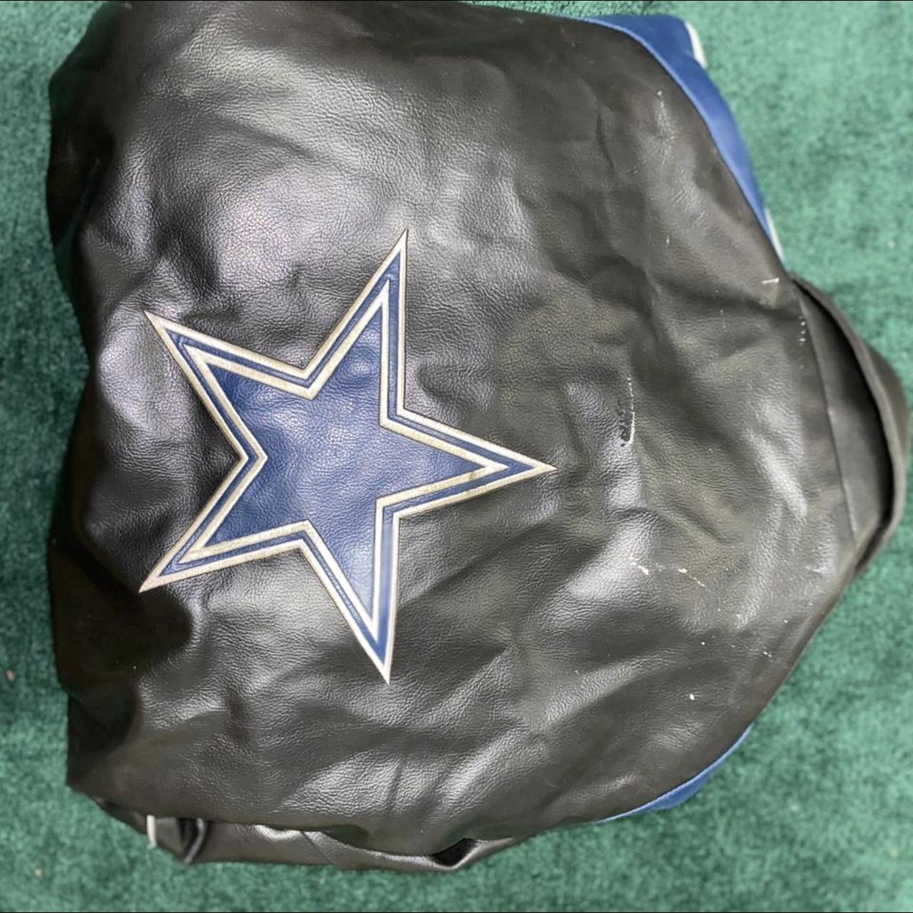 Vintage Dallas Cowboys NFL Leather Jacket Size 2x - Depop