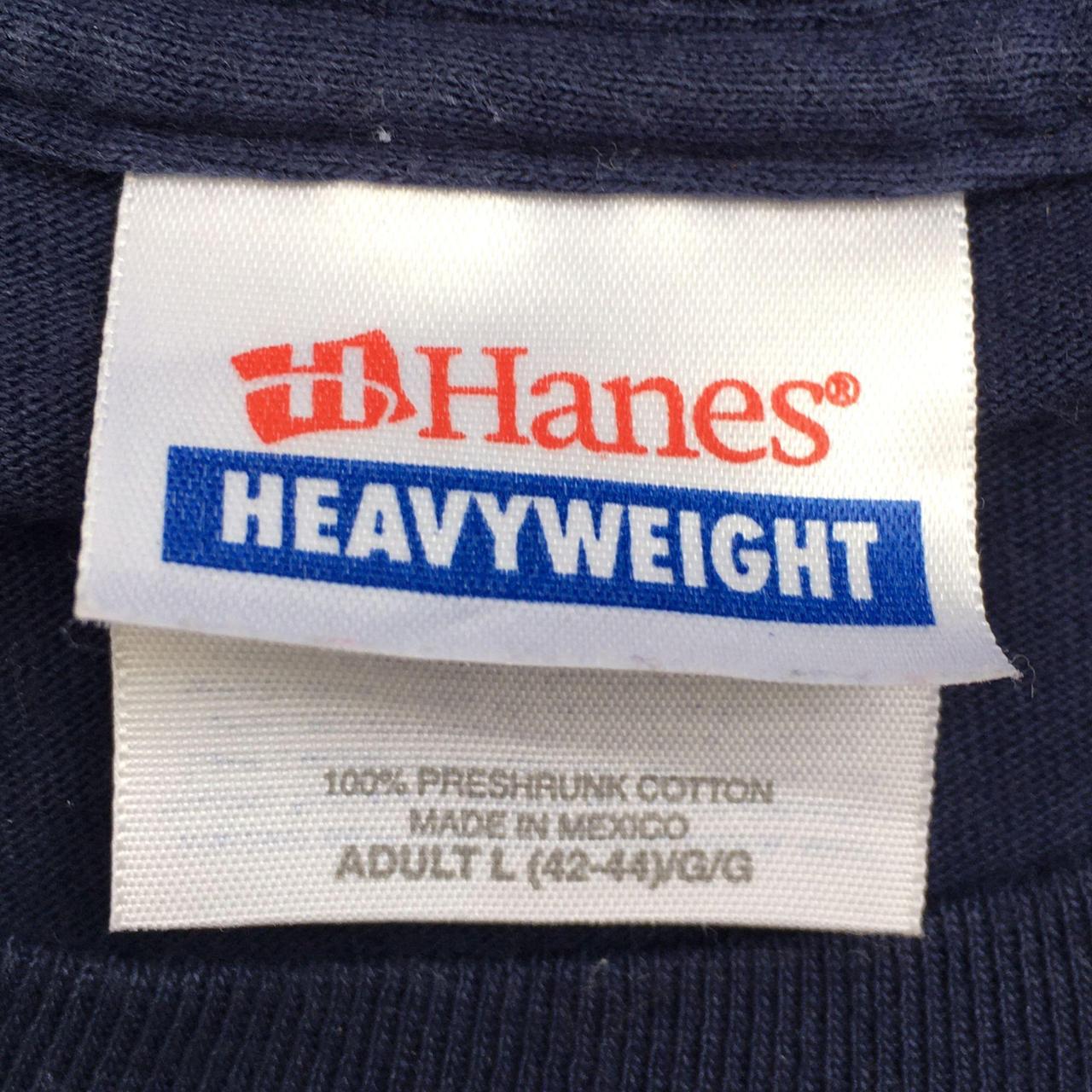 Hanes Men's Navy T-shirt | Depop