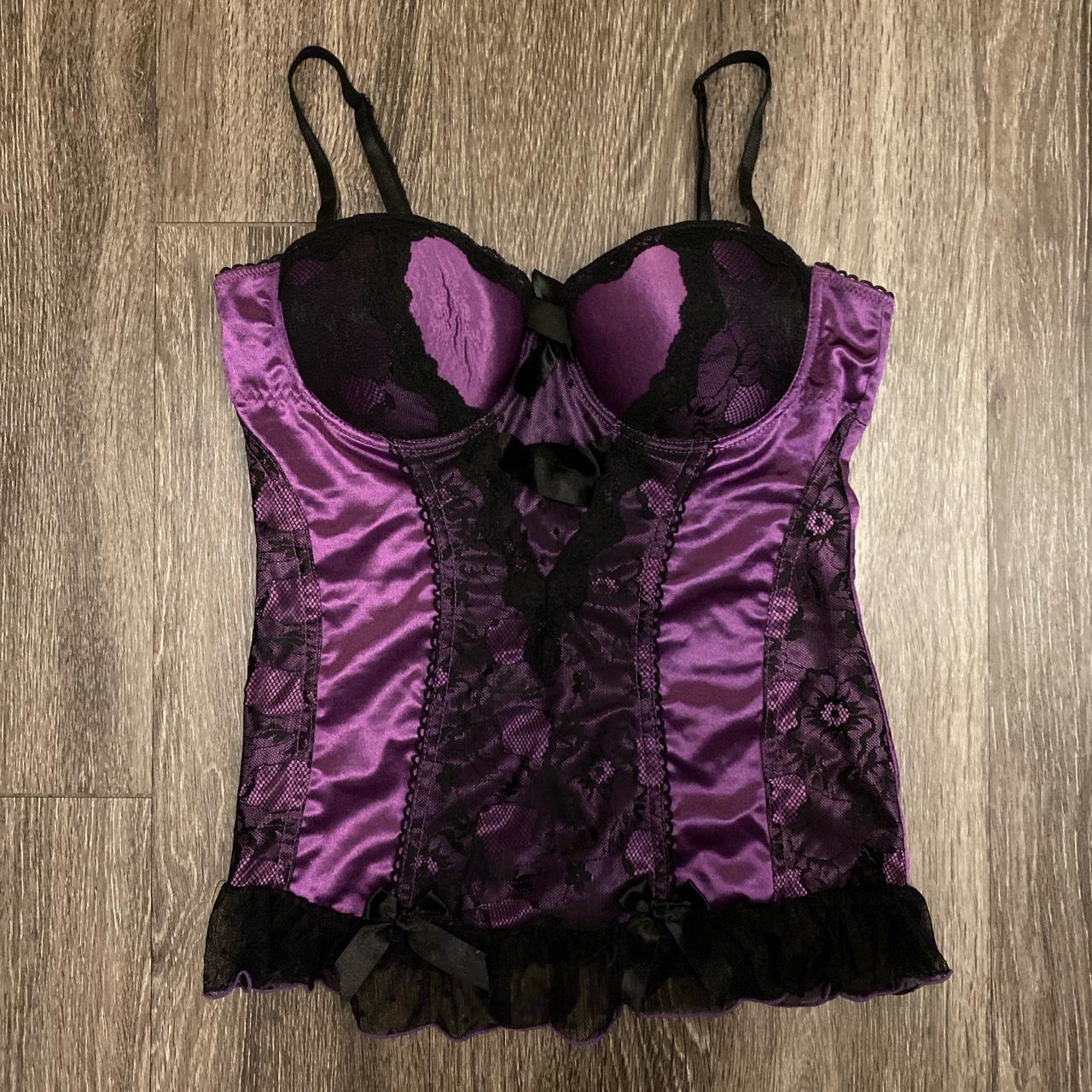 Product Image 1 - Purple lace corset lingerie top!