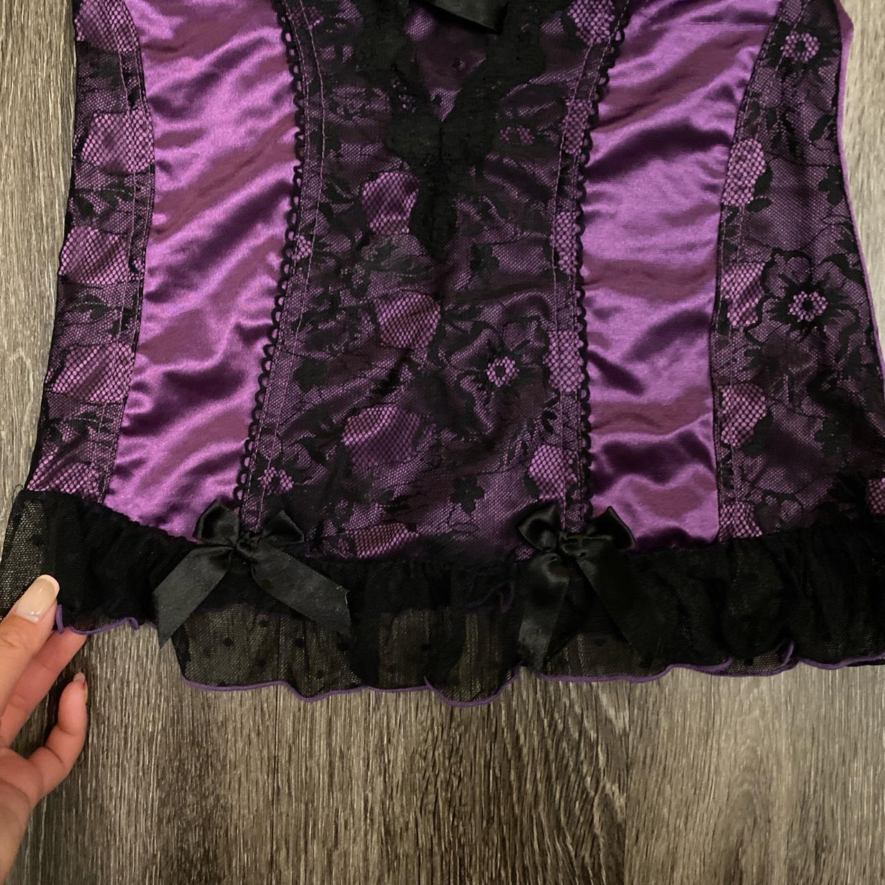 Product Image 2 - Purple lace corset lingerie top!