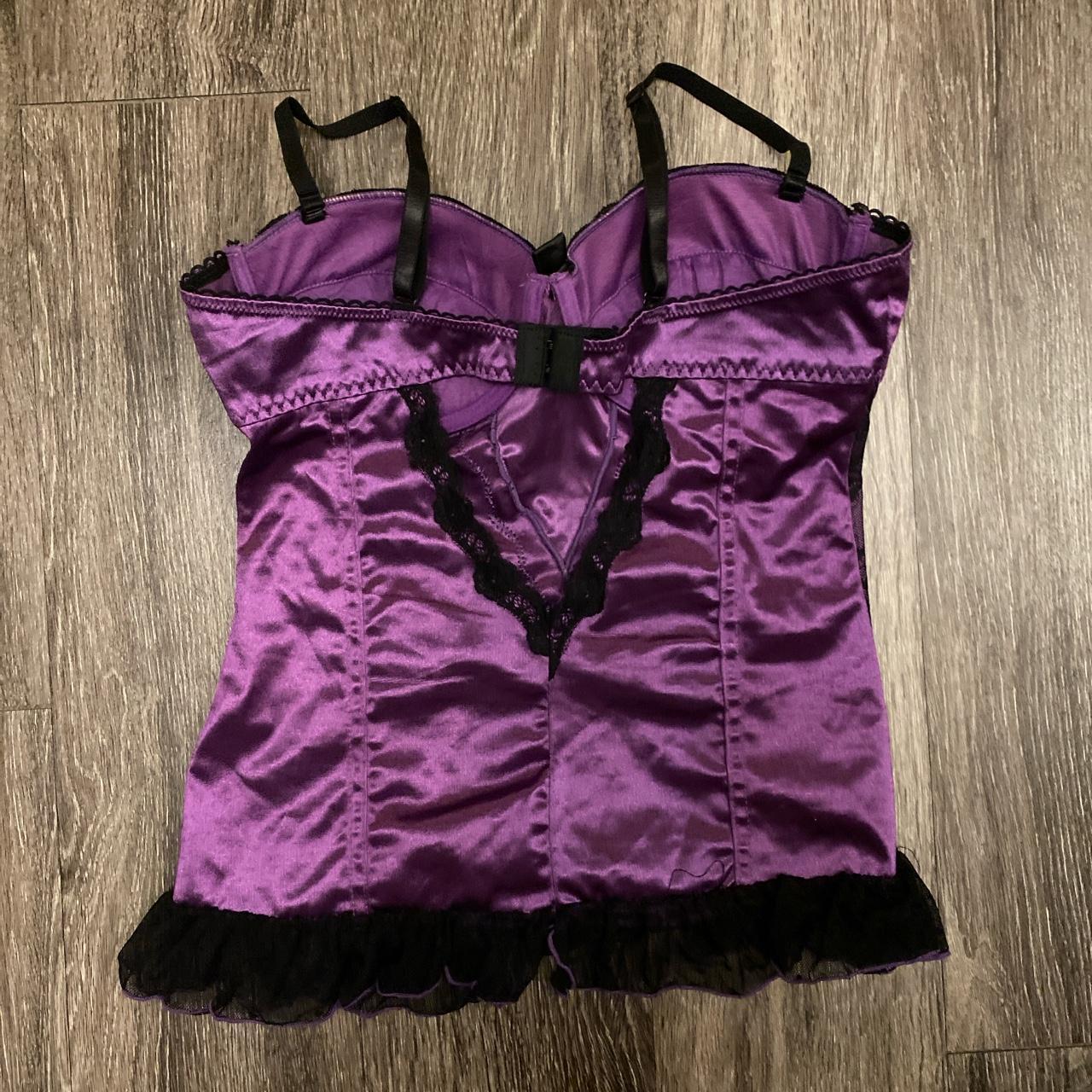 Product Image 3 - Purple lace corset lingerie top!