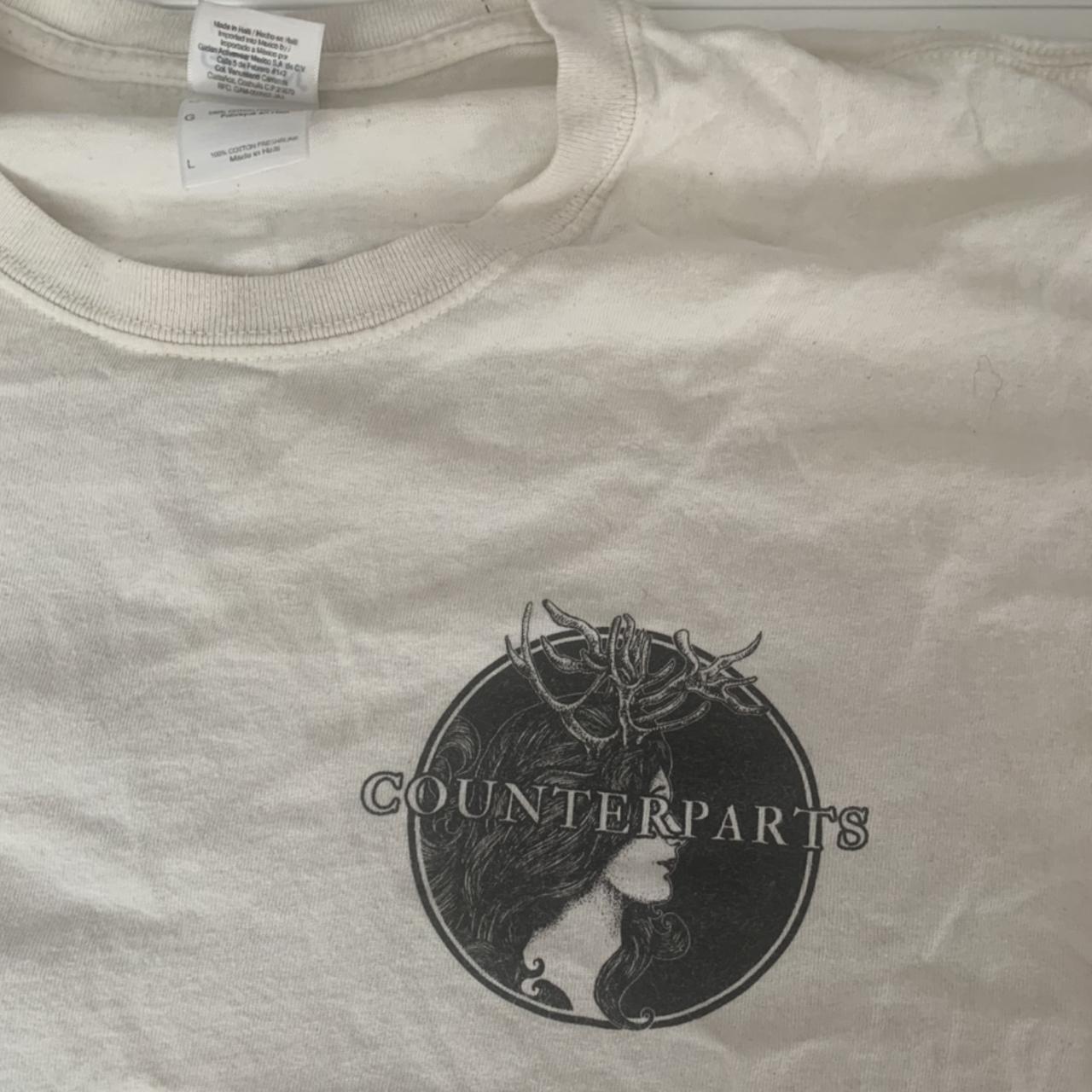 Counterparts Shirt Large Printed On Gildan Depop