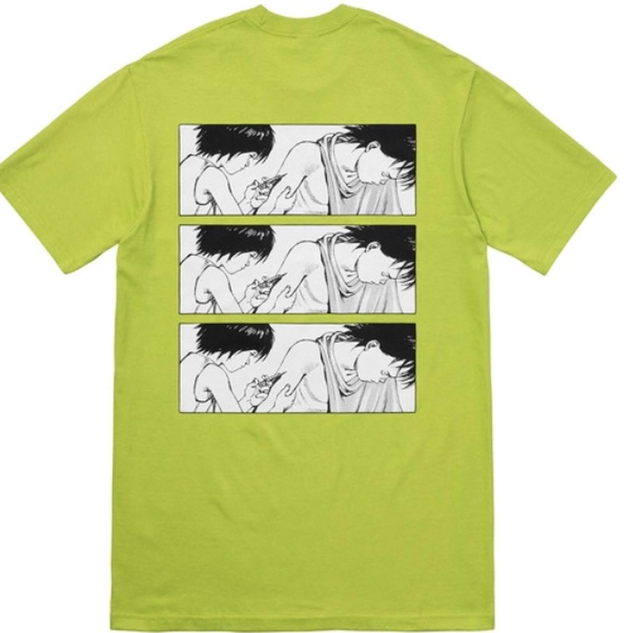 Supreme x akira syringe tee. Lime green. Size medium.