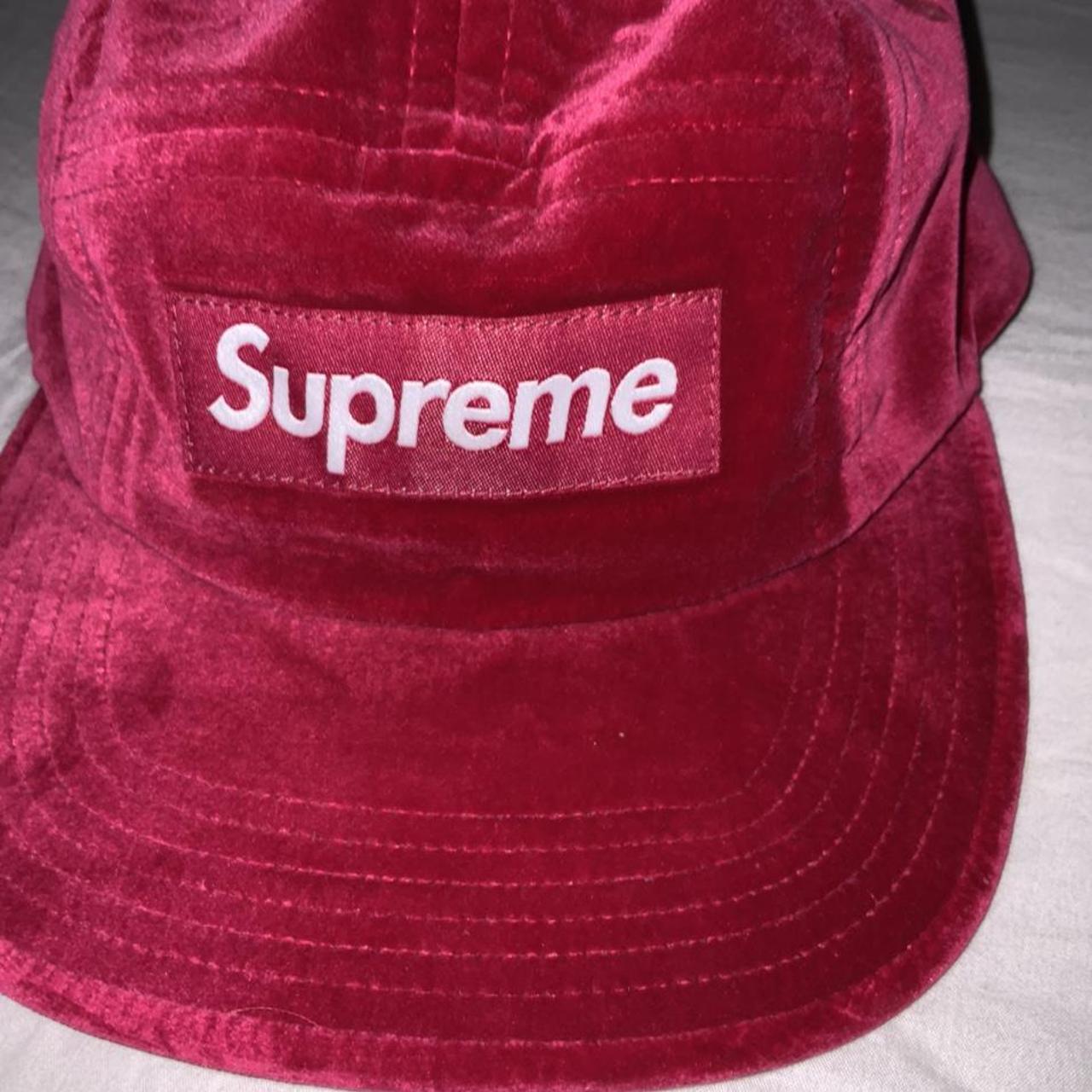 red velvet supreme hat