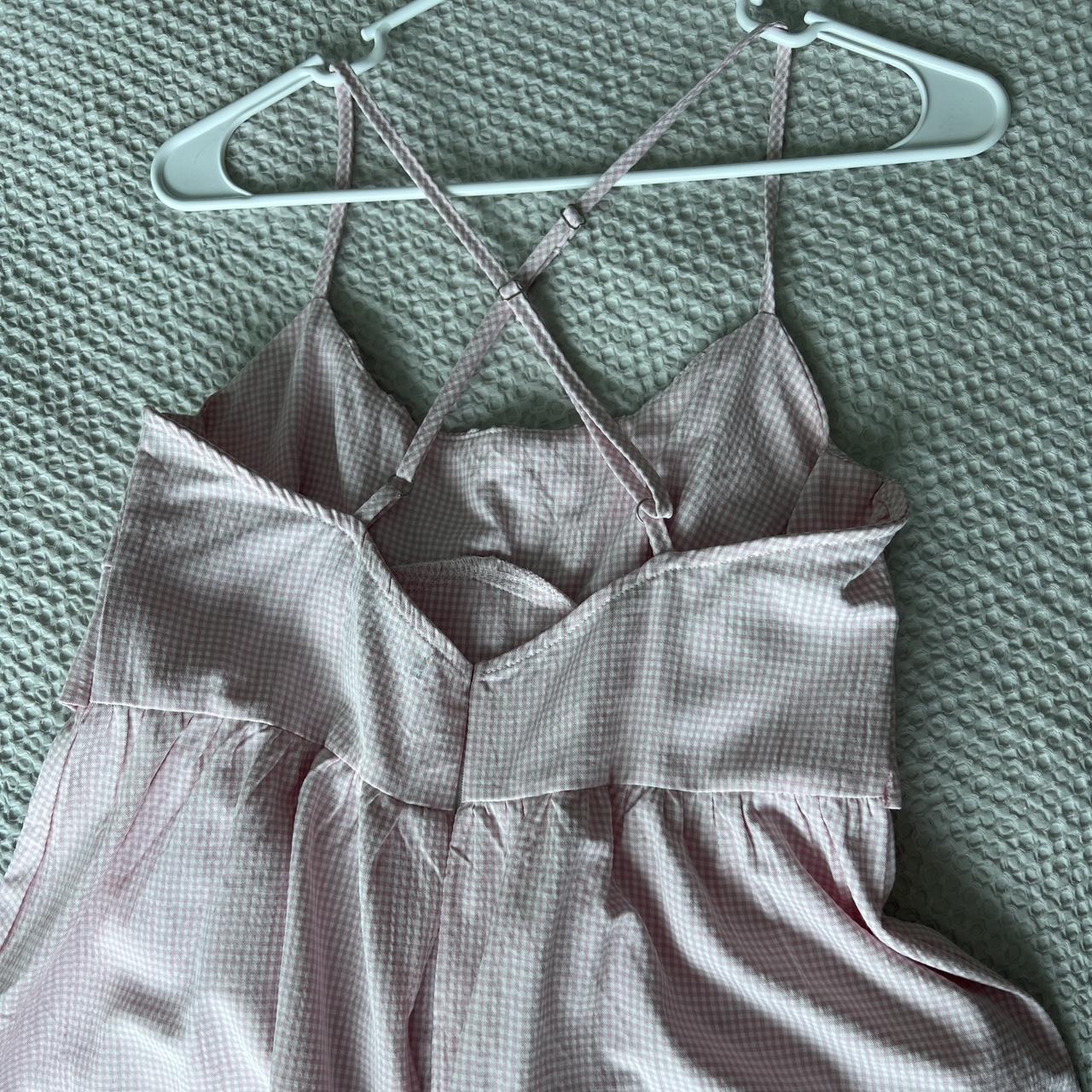 ZAFUL Women's Pink and White Dress (3)