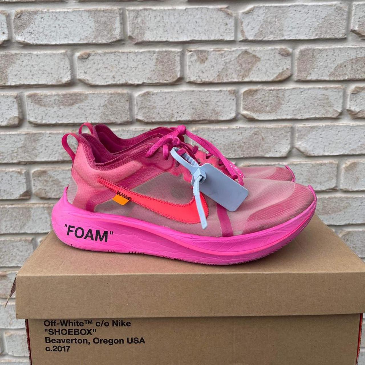 Nike Zoom Fly x Off White Colourway: Tulip... - Depop