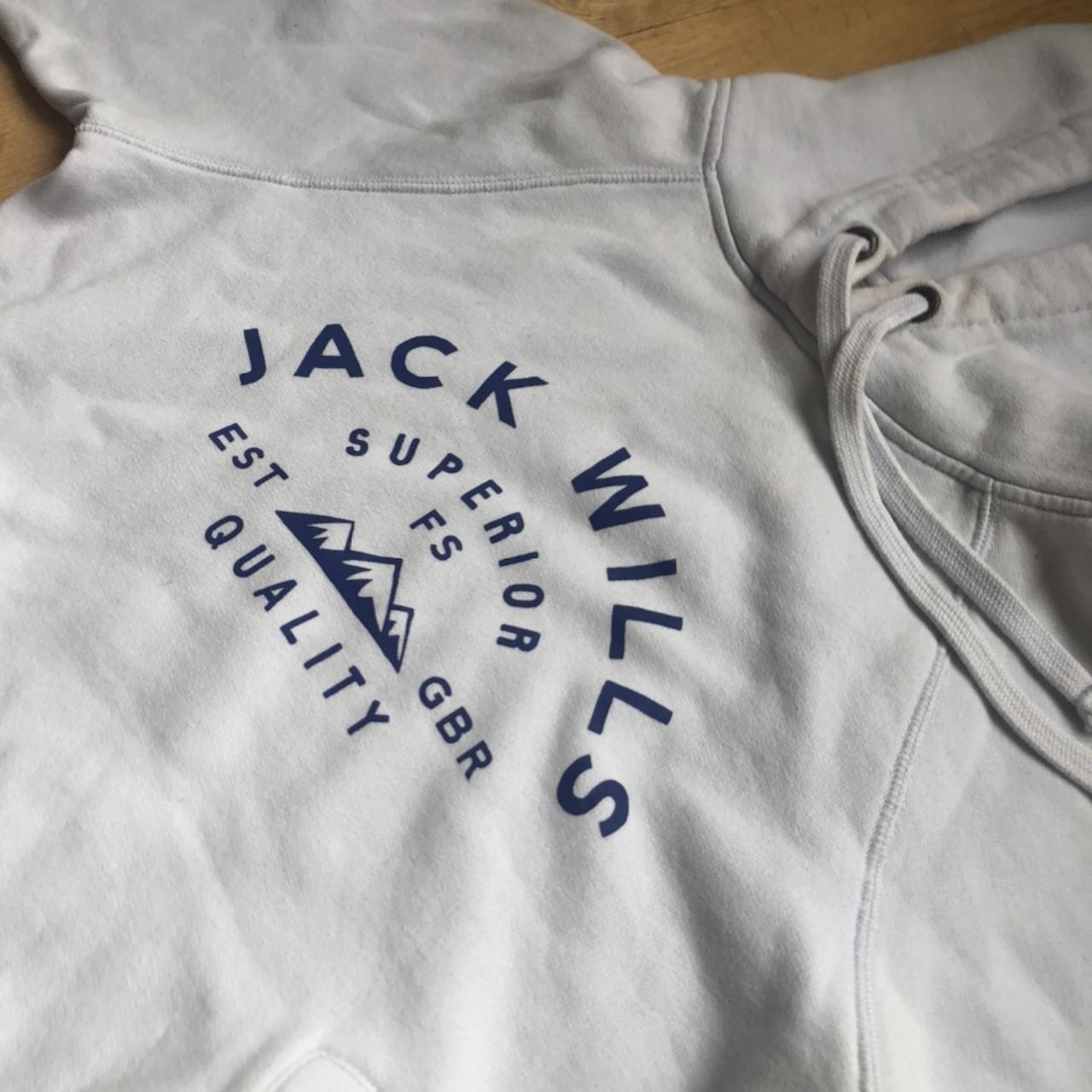 Jack wills clearance light blue hoodie