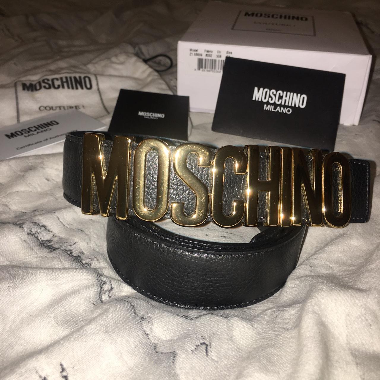 Fake shop moschino belt