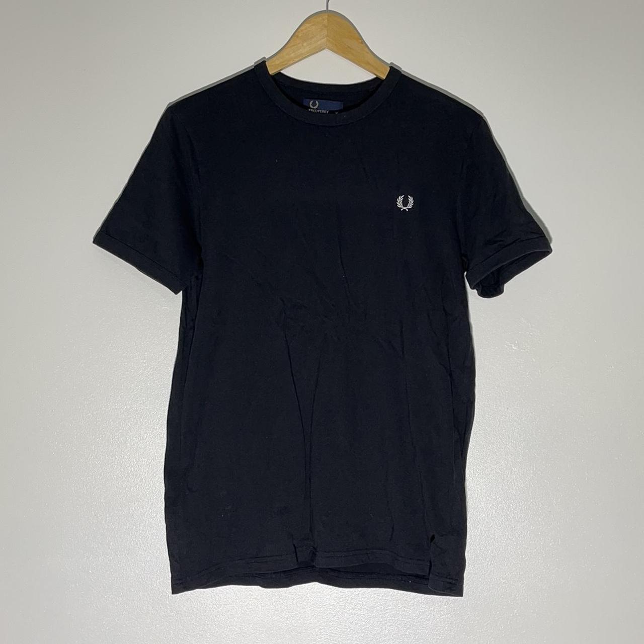 Fred Perry Men S Black T Shirt Depop