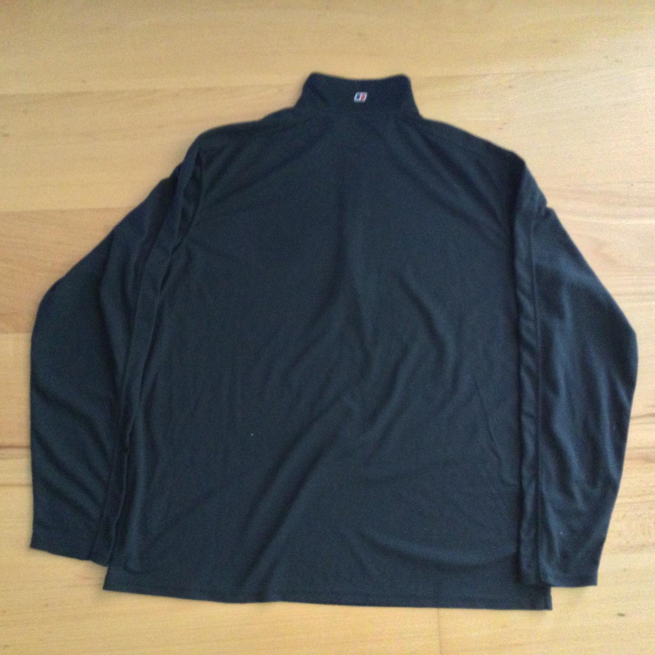 Black long sleeve quarter zip from berghaus Lightly... Depop
