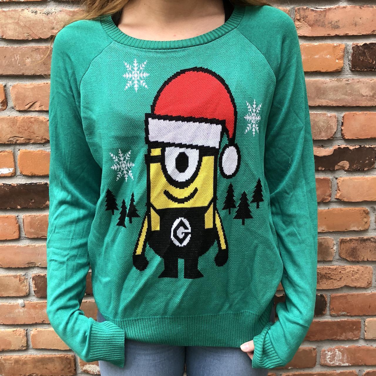 Minion xmas clearance jumper