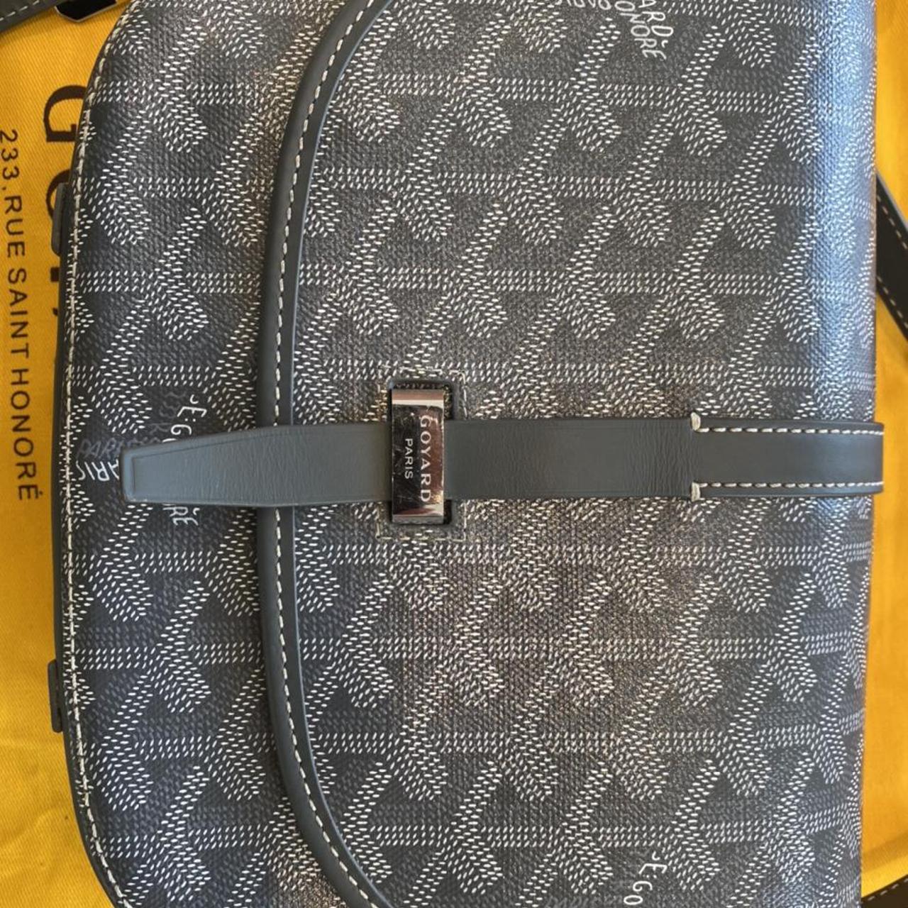 Goyard Belvedere MM Messenger Bag Grey
