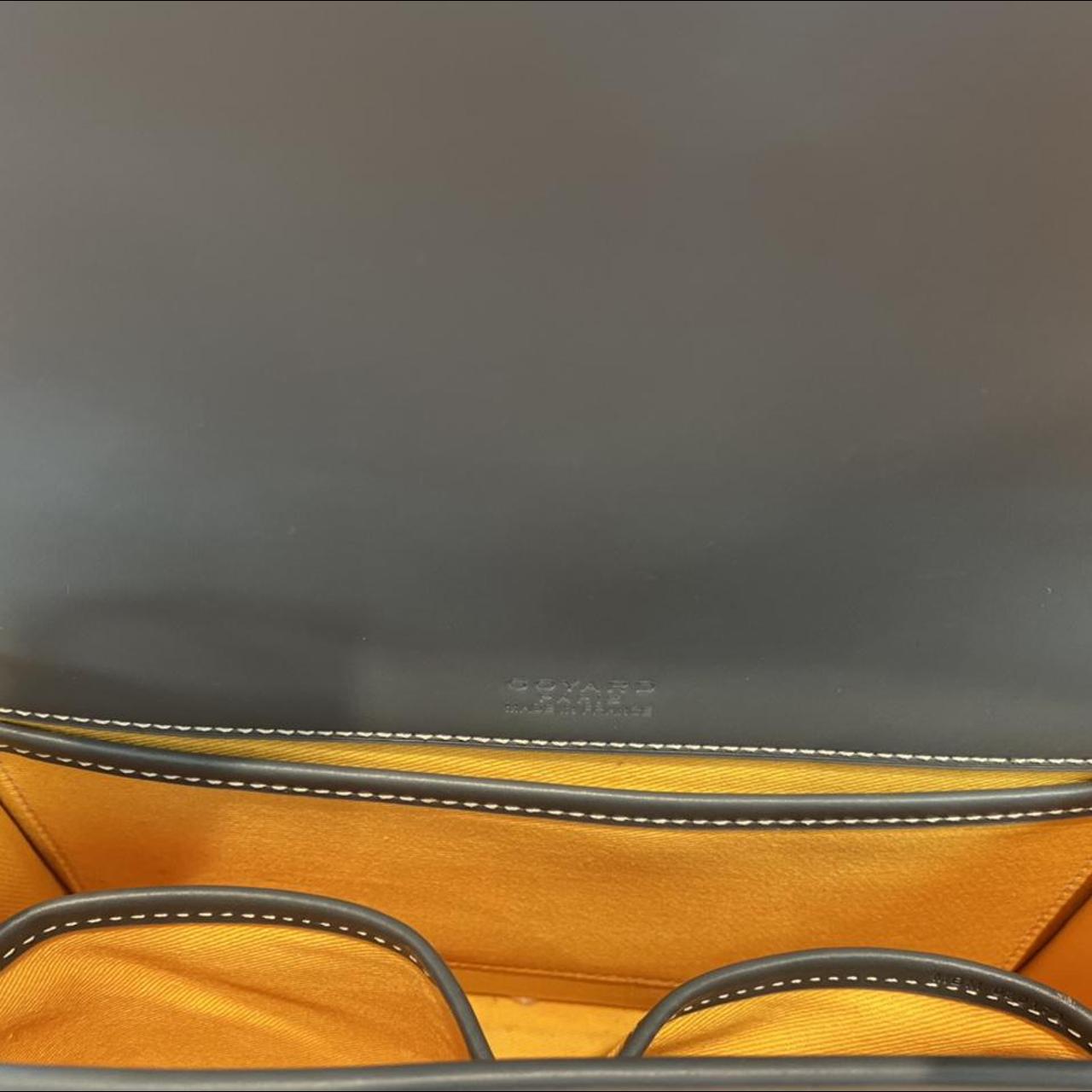 Goyard Belvedere Messenger Grey Pm Crossbody Shoulder Bag Leather Linen Set